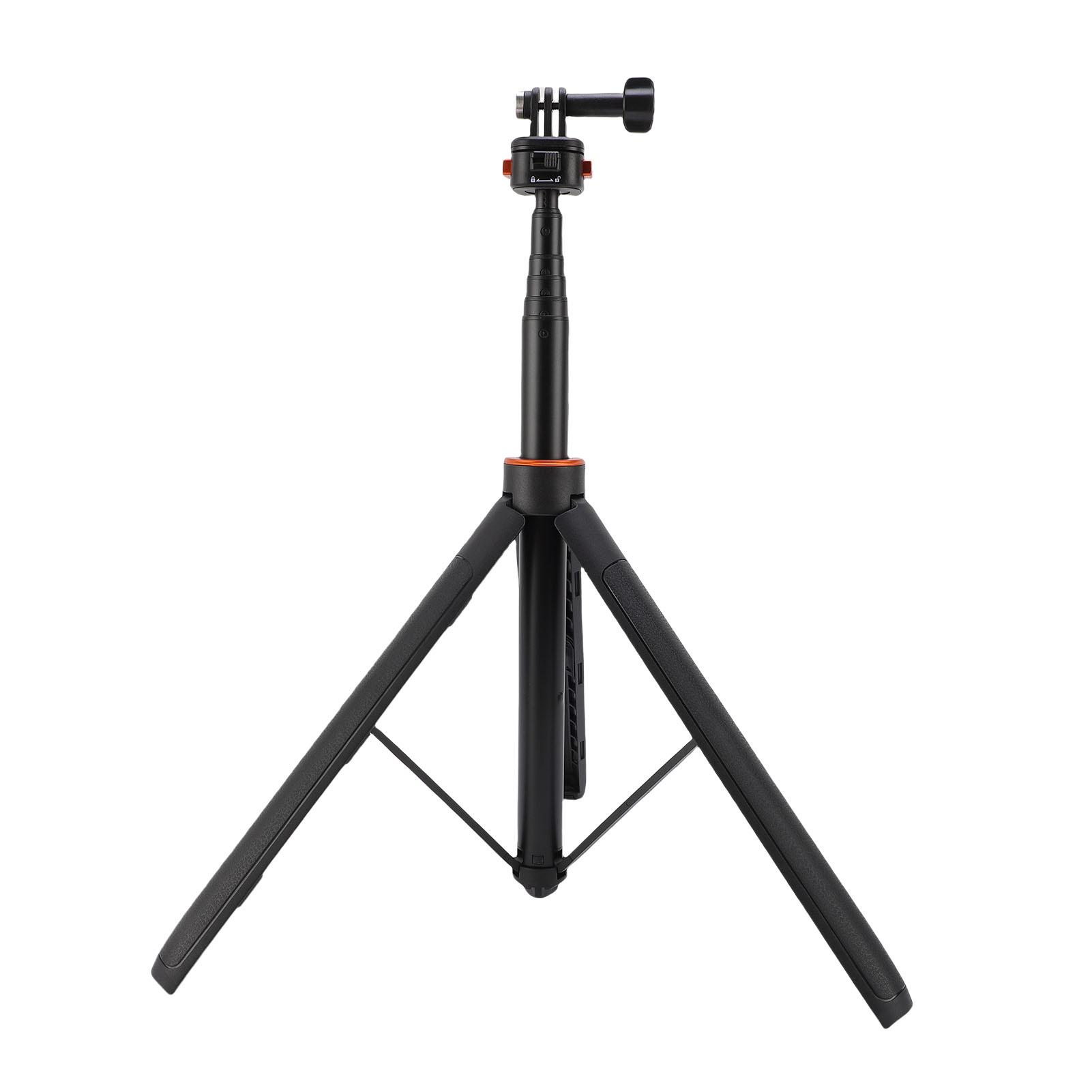 

Штатив для экшн-камеры, подходит для DJI Osmo Pocket 3, крепление для селфи-палки, маленький ручной настольный выдвижной штатив 63 дюйма с