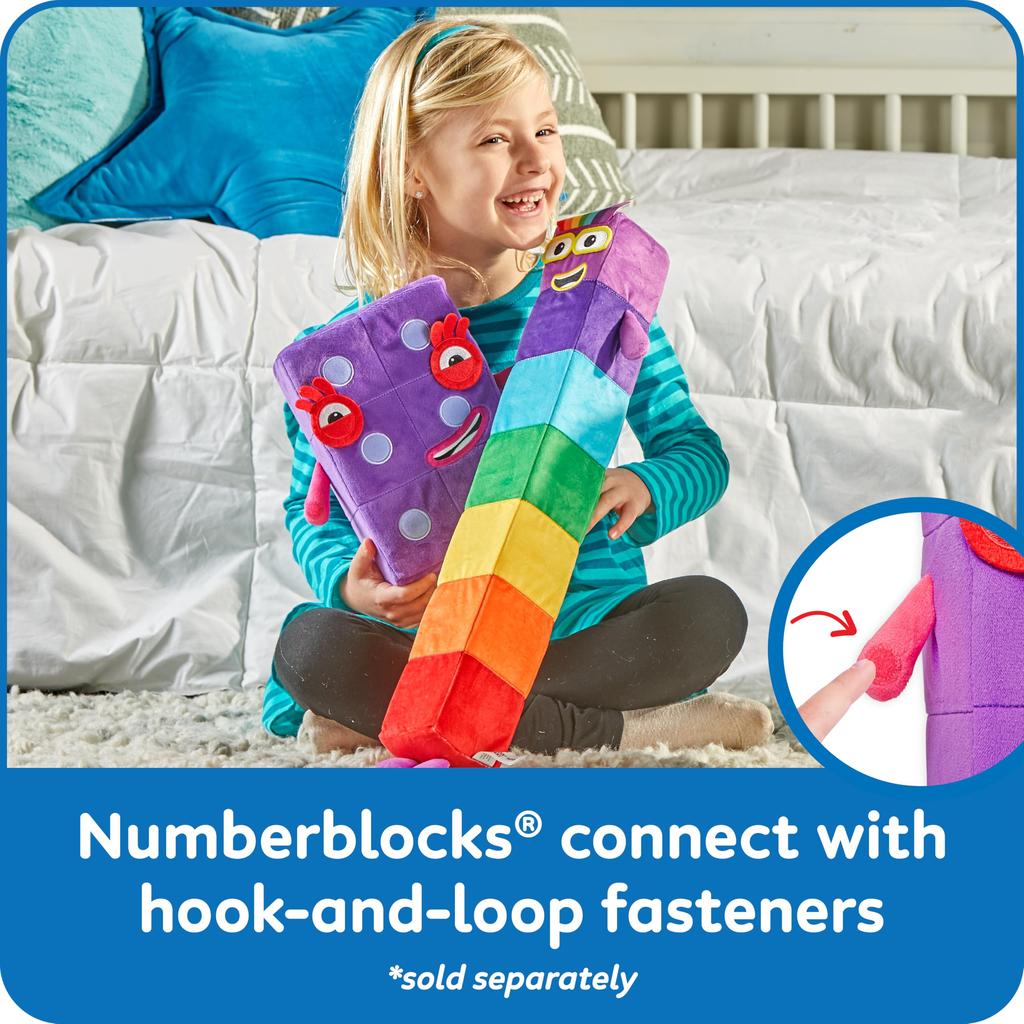 Numberblocks Character Plush Toy Six 96935 (Authentic Product)