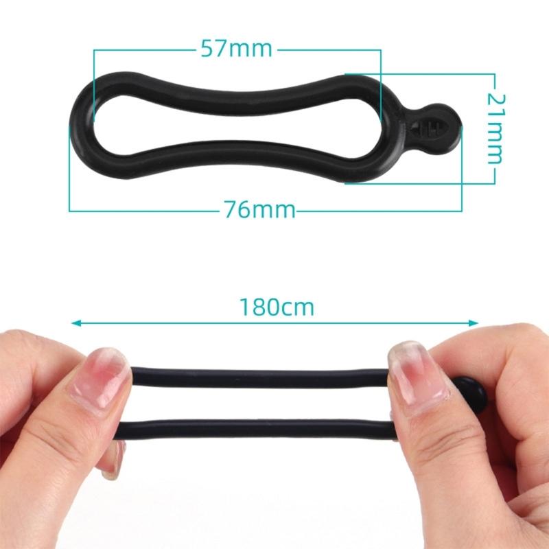 Bikes Silicones Strap Bikes Light Mount Bandages Bikes Flashlight Strap