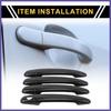 4 Pcs Exterior Door Handle Cover for Toyota 4Runner 2003-2010 Without Keypad