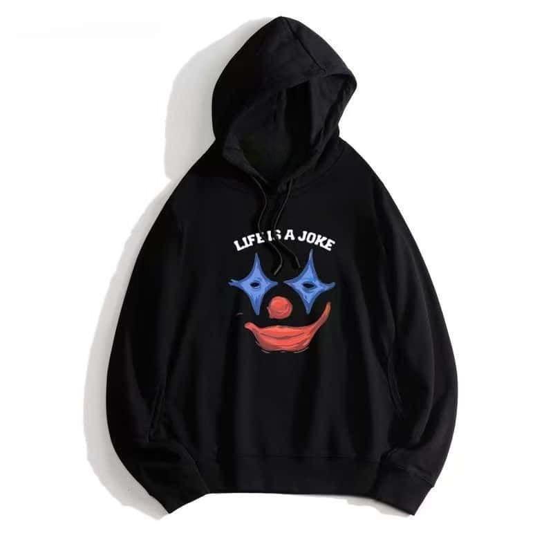 American Trend New Autumn and Winter Unisex Unisex Street Wear Clown Ghostface Halloween Hip-Hop Personalized Printed Hoodie