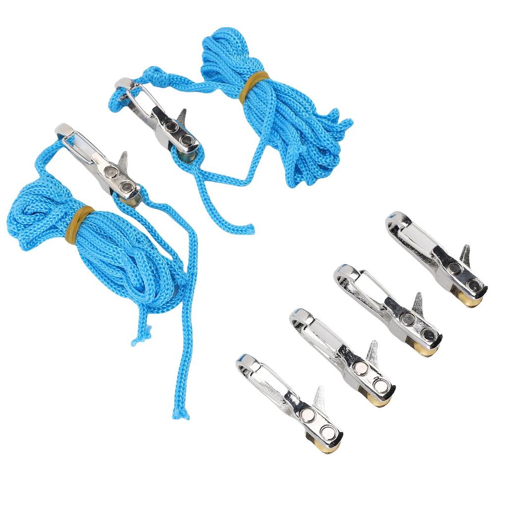 Rope Adjuster Easy Control Quick Adjustment Secure Fixation Cord Tensioner with Rope and Box for Camping Boating