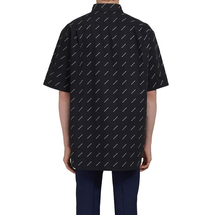 Balenciaga Shirts Men's Black Moderate 534332TBL961070