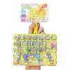 Cartoon 26 Keys Keyboard Keychain Pressable Keys Stress Relief Fidget Toy  Travel Use