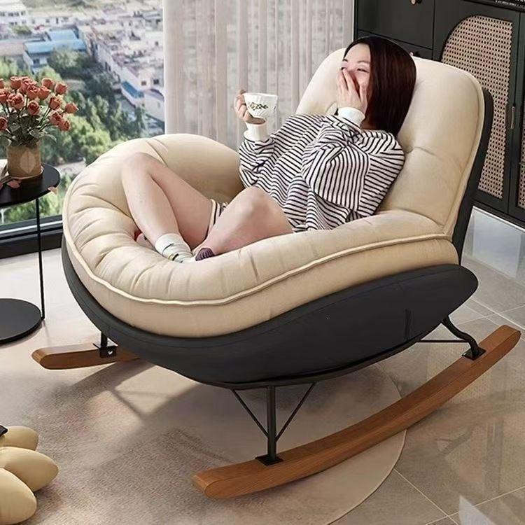 Comfort Rocking Recliner: Lazy Bedroom & Living Room Chair