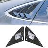 For Hyundai Sonata    Car Rear Louver Window Side Shutter Cover Trim Sticker Vent Scoop ABS Carbon Fiber Accessories