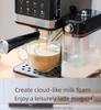Italian Automatic Coffee Machine with Milk Frother and Color Screen Control