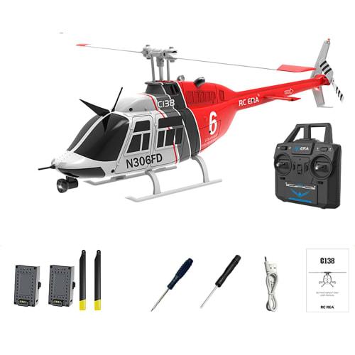 SOWOFA Helicopter Remote Control Multi-Purpose Helicopter with 6-Axis Gyroscope, High Suspension Barometer, High-Flow Optical Positioning (Dual Batter