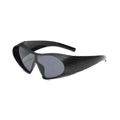 Future Technology Sense One-Piece Sunglasses Trend Exaggerated Personality Glasses Europe And The United States Fashion Avant-Ga