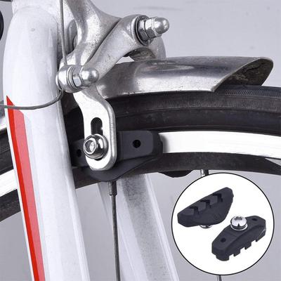 Brake Pads For Bike Bike Brake Pads Replacement V Braking Block Parts Components Stop Accessories With Wrench For Exercise