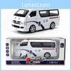 Model Car Alloy Toyota Hiace Delivery Van With Sound Light For Kids Collectors