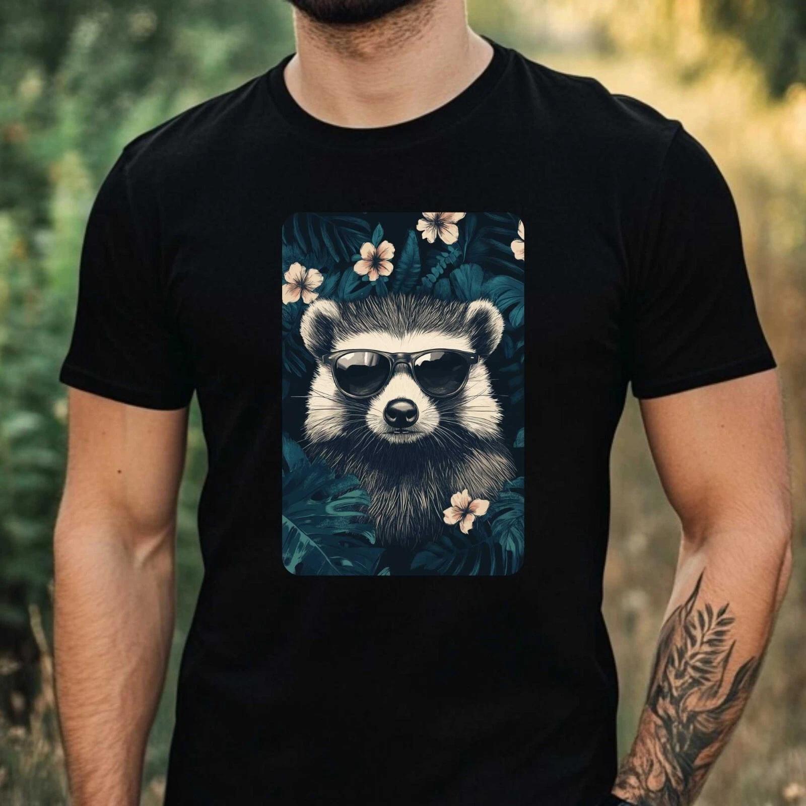

Badger Men s Sunglasses Cotton 100% Cotton T-shirt Mens Tees Top Size XS to 5XL- 2XL