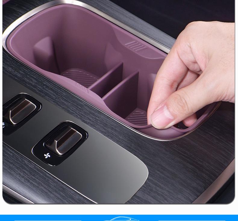 Anti-Slip Shock-Absorbing Cup Holder and Coaster for Xiaomi SU7 Console