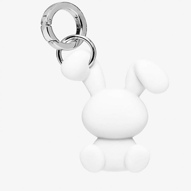 Süßer Herz-Hase Schlüsselanhänger Taschenanhänger Handgewebtes Accessoire