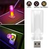 Universal Car USB LED Candle Style Rainbow Color Atmosphere Lamp Retro 5V LED Bulbs Incandescent Atmosphere Decoration Light