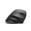 Wireless Ergonomic Mouse - Bluestork - Ergo Lumi - 6 Buttons - Backlit - Black