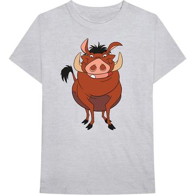Men's Disney Lion King Pumbaa Pose T-shirt Large Grey