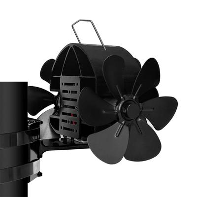 DY4206 Ventilátor kamen a trouby Poháněný teplem 18 lopatek Tichý Tři motory Ventilátory ke krbu Bez elektřiny Šetří energii Komínový ventilátor