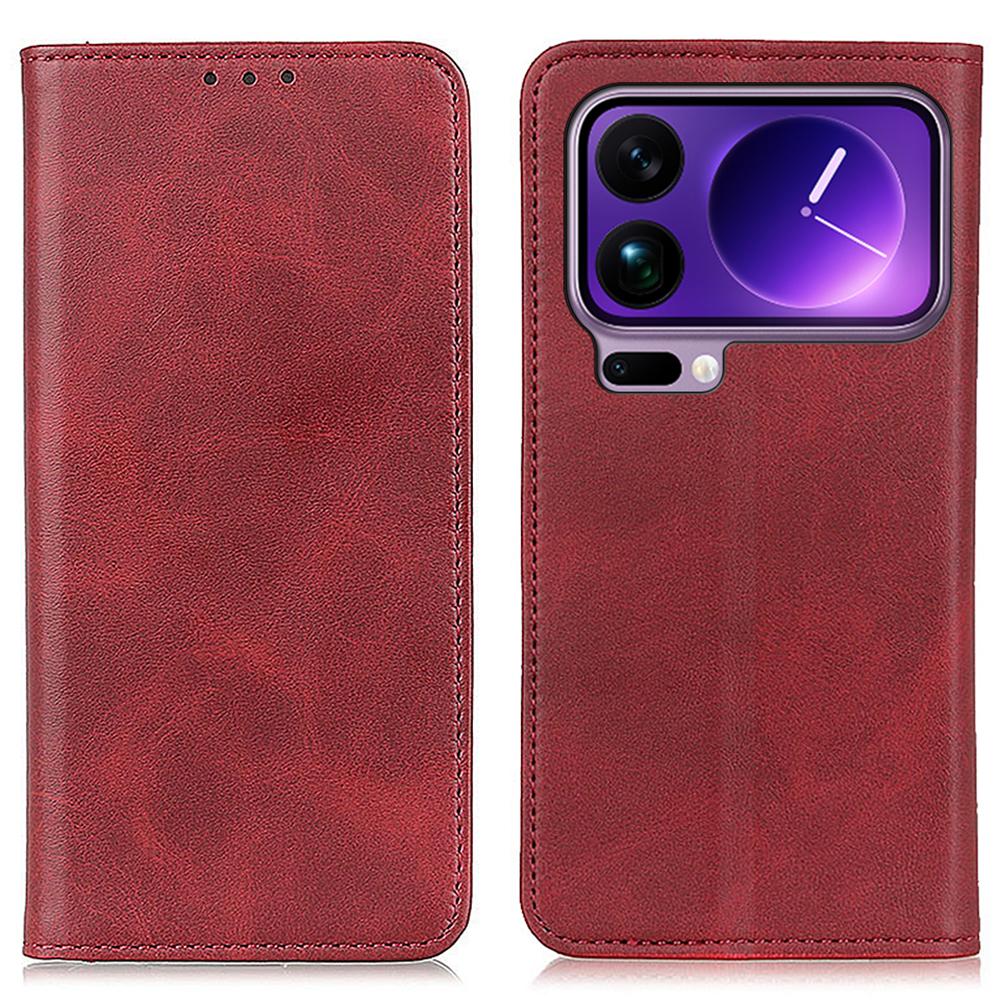For Xiaomi 17 Pro Case Split Leather Flip Wallet Phone Cover