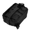 Zestaw Wojskowy MOLLE Zapasów Pierwszej Pomocy Torba do Przechowywania Leków Przetrwania(czarny)