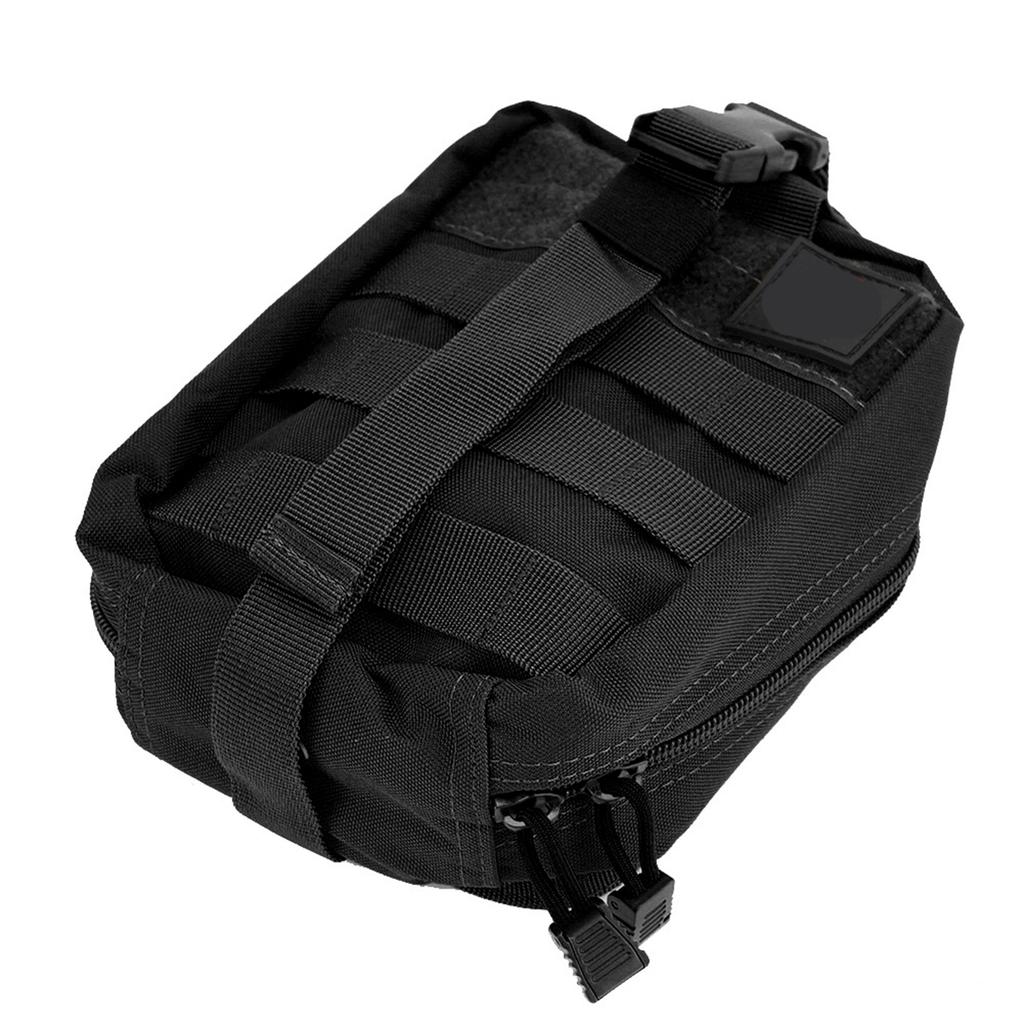 MOLLE Militärisches Erste-Hilfe-Set Überleben Medizin Aufbewahrungstasche(Schwarz)