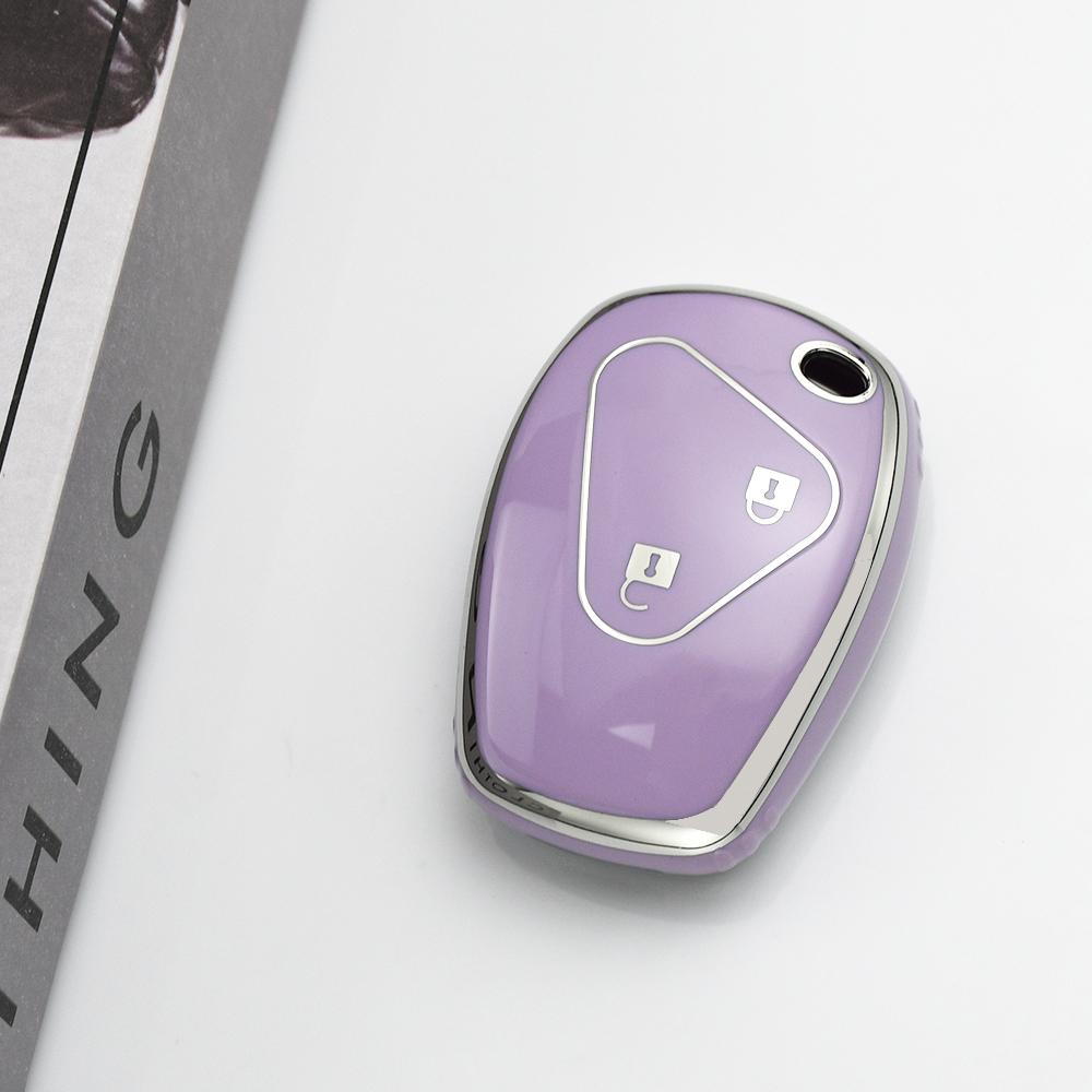 Silver Edge TPU Car Key Case Shell Fob Keyless Protector For Renault Dacia Trafic Clio Lll Logan Duster For Nissan terrano 3 Almera Opel Vivaro