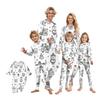 DIY Hand Painted Colorable-Parent-child Outfit - Print Round Neck Parent-child Long Sleeve Long Pants Home Clothes Suit Spring
