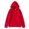 Cross2024 Men's Solid Color Korean Style Loose Hooded Pullover Sweatshirt - Spring & Autumn Trend