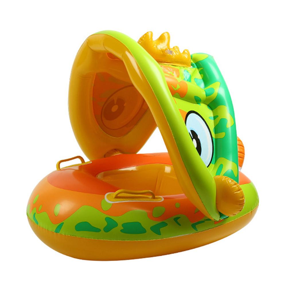 

Спасательный пояс для плавания из ПВХ, кольцо, гладкое с солнцезащитным козырьком, круг для плавания в бассейне, износостойкий, мягкий, унисекс, удобный для летних каникул CHINA