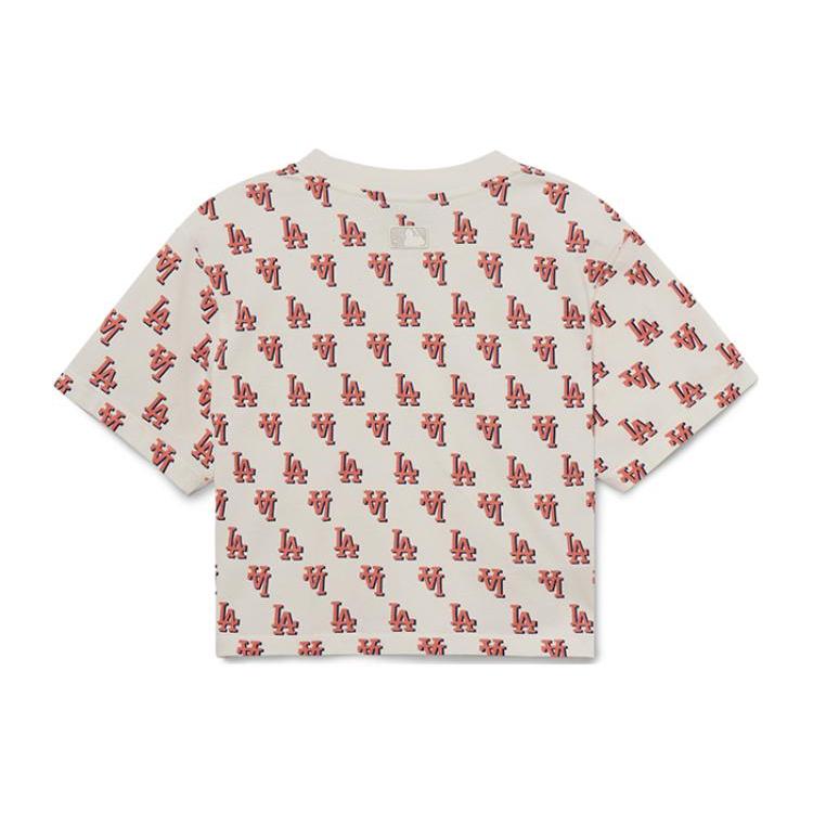 New MLB Los Angeles Dodgers T Shirt Women's Cream 3FTSM0433-07CRS