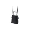 Chloe Sense Embroidered Logo Adjustable Strap Shiny Calfskin Mini Handheld Shoulder Crossbody Bag Women Bags Black CHC23-UP873I10-001