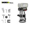 Fraiseuse à bois sans fil 20V Brushless WORX & Accessoires Prise CN (adaptateur inclus)