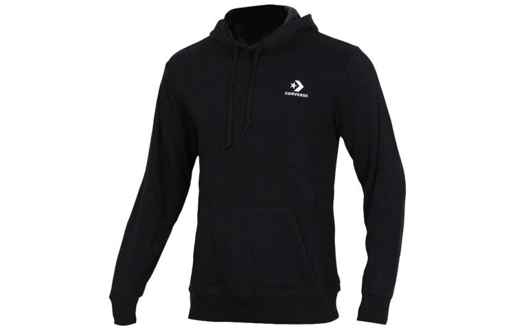 Converse Sweatshirts Men s Black Hooded Moderate Regular 10008926-A01 S