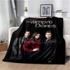 The Vampire Diaries Damon salvatore pătură imprimată Paturi calde din flanelă Pătură moale și confortabilă lenjerie de pat Cadou de ziua de naștere