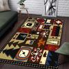 Bohemian Pony Print Rug  Animal Pattern Non-Slip Carpet for Living Room Kids Bedroom Modern Home decorations Mat Baby Play Mat