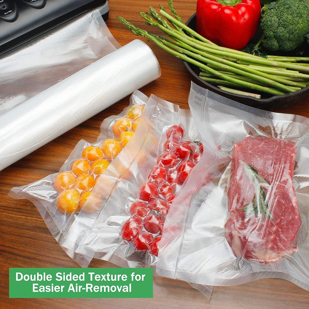 100PCS/LOT Vacuum Sealer Plastic Storage Bag for Vacuum Sealing