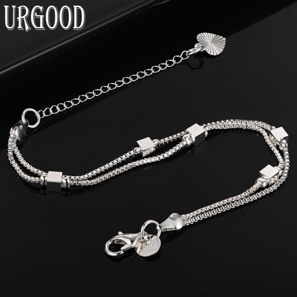 925 Sterlingsilber Schlangenkette Armband Hochzeitsgeschenk Schmuck
