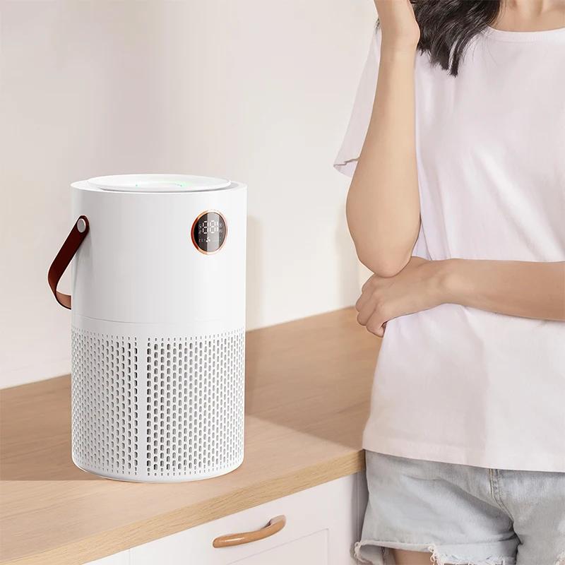 Air Purifier Convenient Home HEPA Filter PM2.5 Adsorption Rechargeable Convenient Air Freshening Office Living Room Bedroom