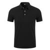 Polo Casual da Uomo Traspirante a Maniche Corte