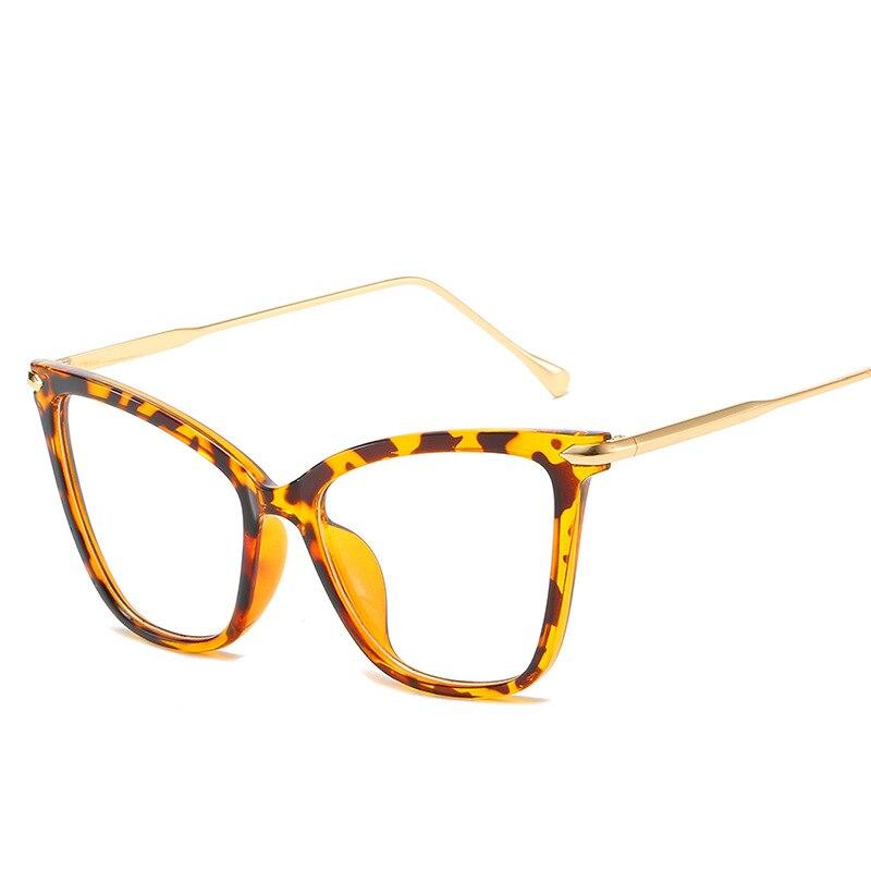 Ladies Retro Cat Eye Anti Blue Light Computer Glasses Reading And Playing Games To Protect Eyes