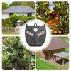 1 STÜCK Ultraschall Solar Tierabwehr Infrarotsensor geeignet für Mäuse, Vögel, Katzen, Hunde, Schlangen, Outdoor Garten Bauernhof Abwehrgerät