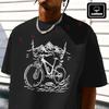 Moto Men's Cotton T-Shirt Graphic Print Motorcycle Tshirt Men's Casual Short Sleeve Tee