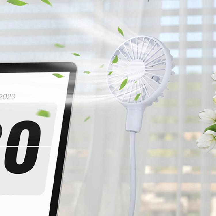 USB Fan Adjustable Angled Small Office Desk Fan Portable Summer Cooling Handheld Fan USB Fan for Travel Camping