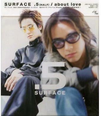 

CD SURFACE; YOSHIHARU SHIINA - .5/about love UMCK5518 Japan ObiJapanese Pop/Rock Used