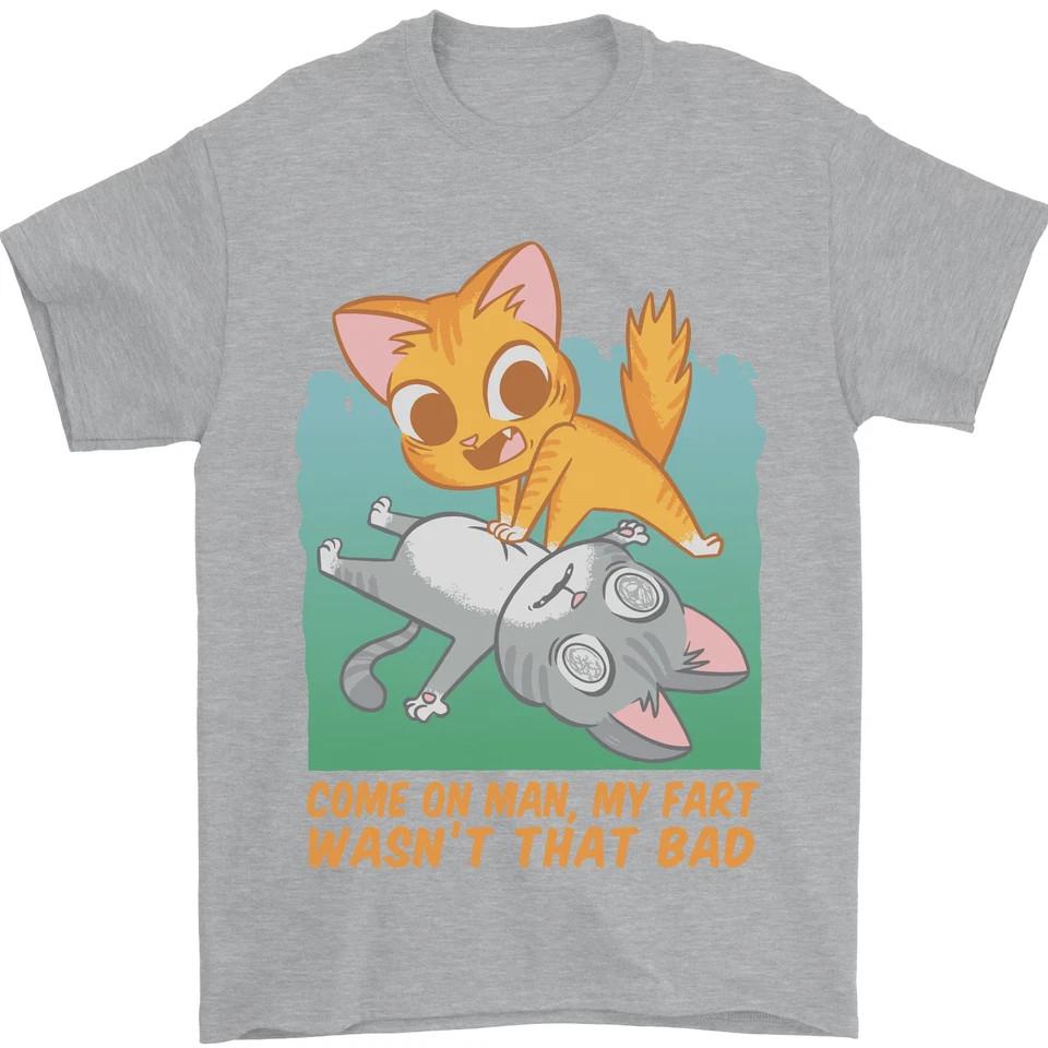 Fart Wasn t That Bad Funny Flatulence Cat Farting Unisex T-shirt Unisex T-Shirt M