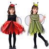 Kids Ladybug Bee Animal Costume Cute Cosplay Outfit for Stage Performance Role Play Dress Up