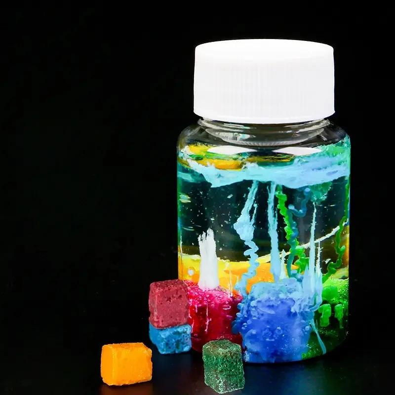 1ks DIY Magická zahrada Sada pro růstové kameny z křemičitanu sodného, vědecký experiment s krystalovou zahradou pro dekoraci auta, plastový materiál 2025
