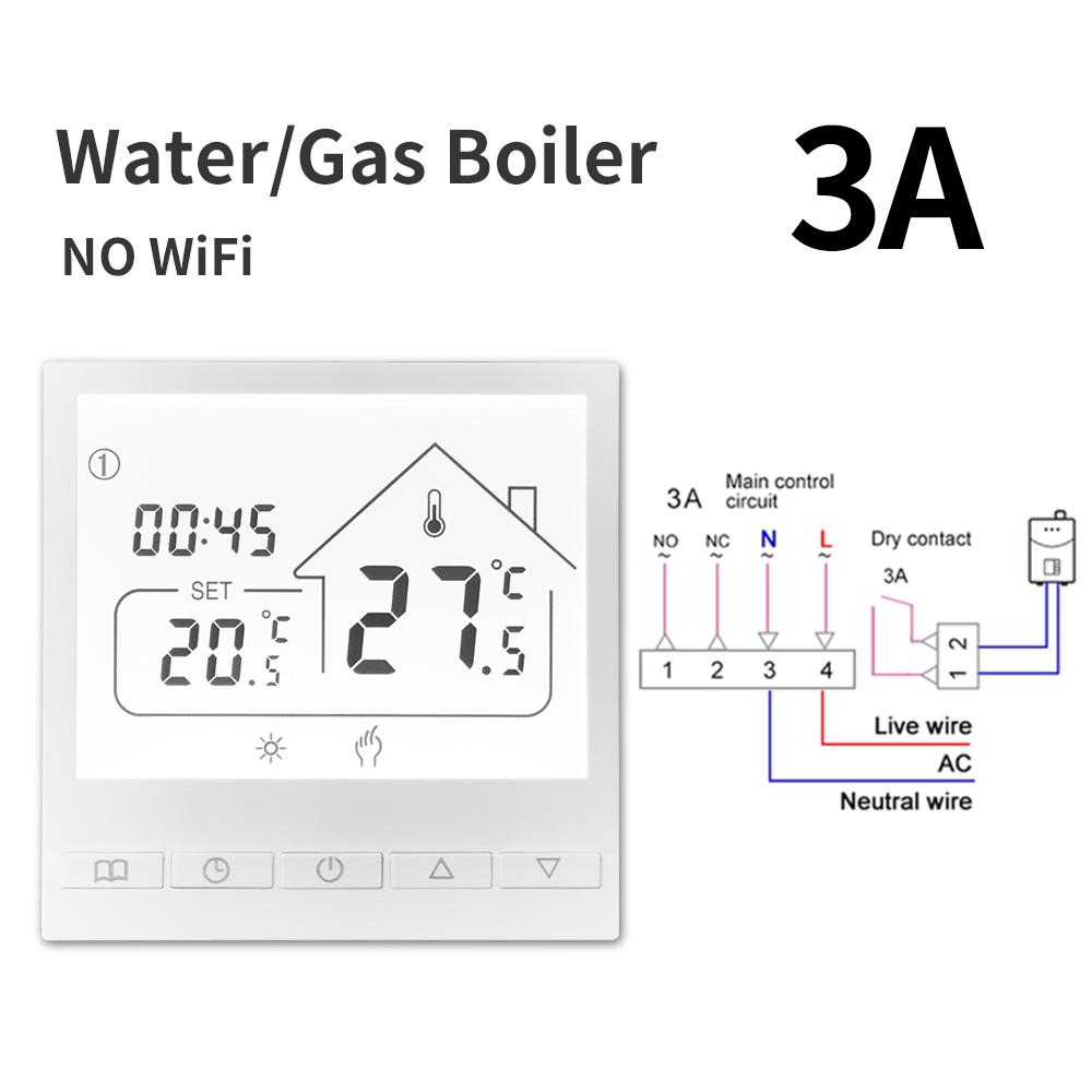 Tuya Smart WIFI Room Thermostat Water/Gas Boiler Electric Floor Water Heating Temperature Controller Google Alexa Yandex Alice