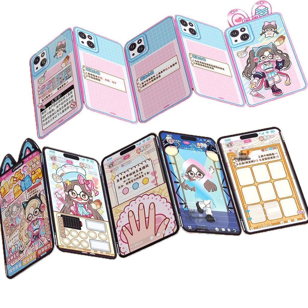 Clever Sister's Dress-Up & Nail Art Magnetic Sticker Book