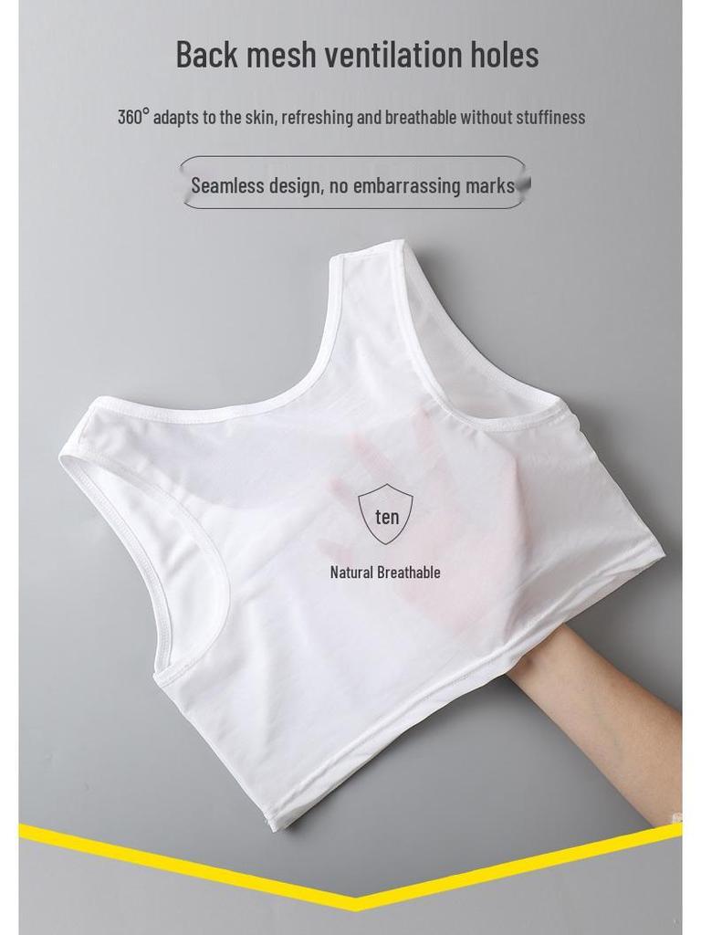 Chest Binder Lingerie Sports Vest - Bust Shaper for Large Chests, Anti-Shake, Super Flat, Handsome T Shaping